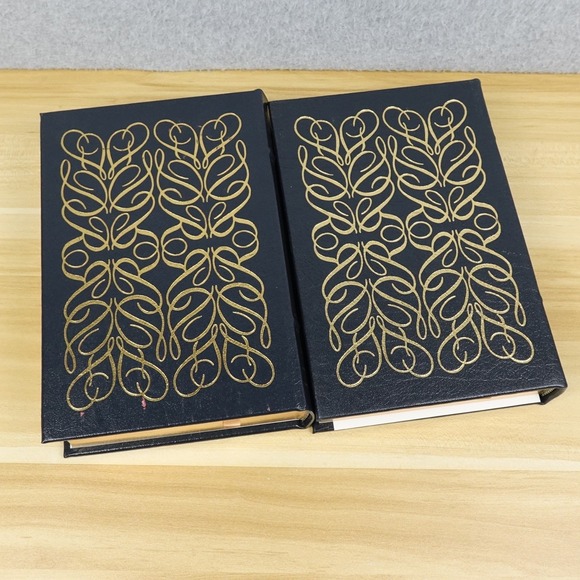 EASTON PRESS ROOSEVELT Volume 1 & 2 by James MacGregor Burns Leather Bound Set - Picture 5 of 16